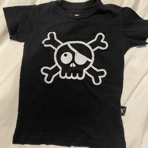 EUC nununu skull tshirt 18-24m